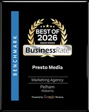 Presto Media - 2025 Business Awards, Marketing Agency