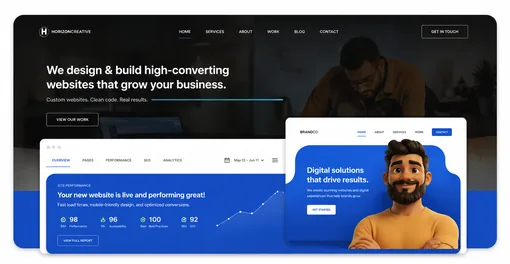 presto-service-web-design-mockup